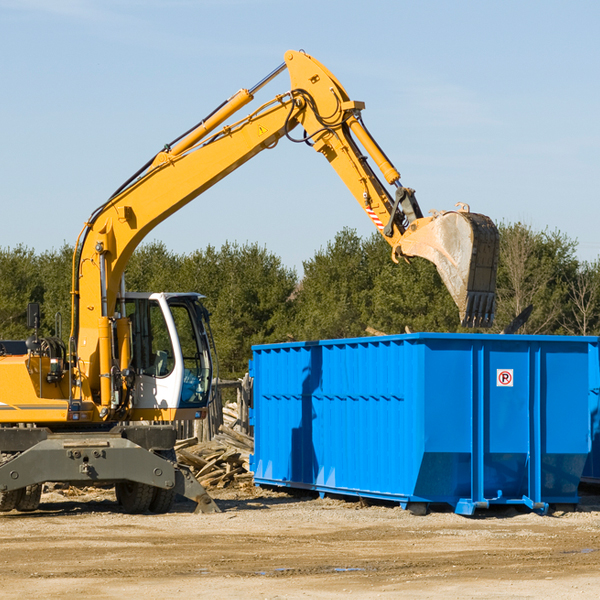 what size residential dumpster rentals are available in Hodgkins IL